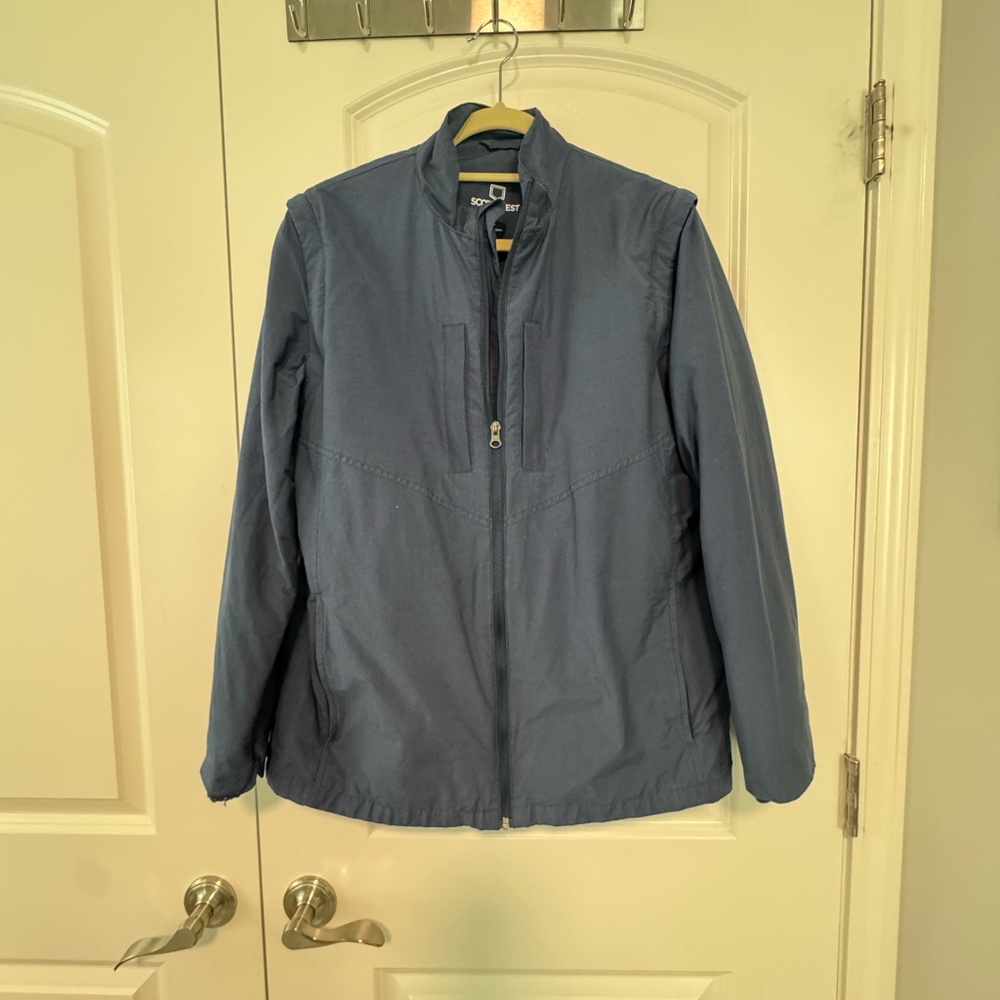 Men's Navy ScouteVest Coverible Jacket Size L